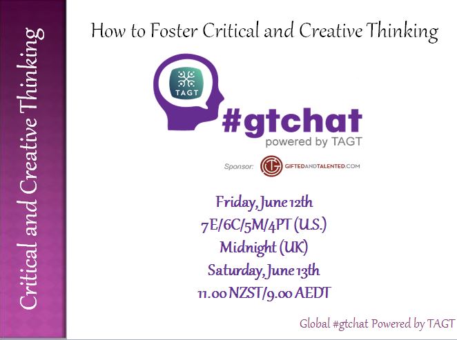 gtchat Critical and Creative Thinking 06122015