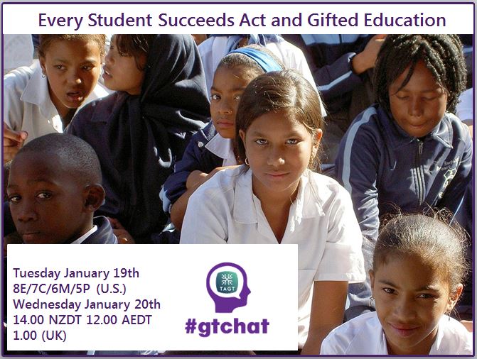 gtchat 01192016 ESSA and Gifted Education